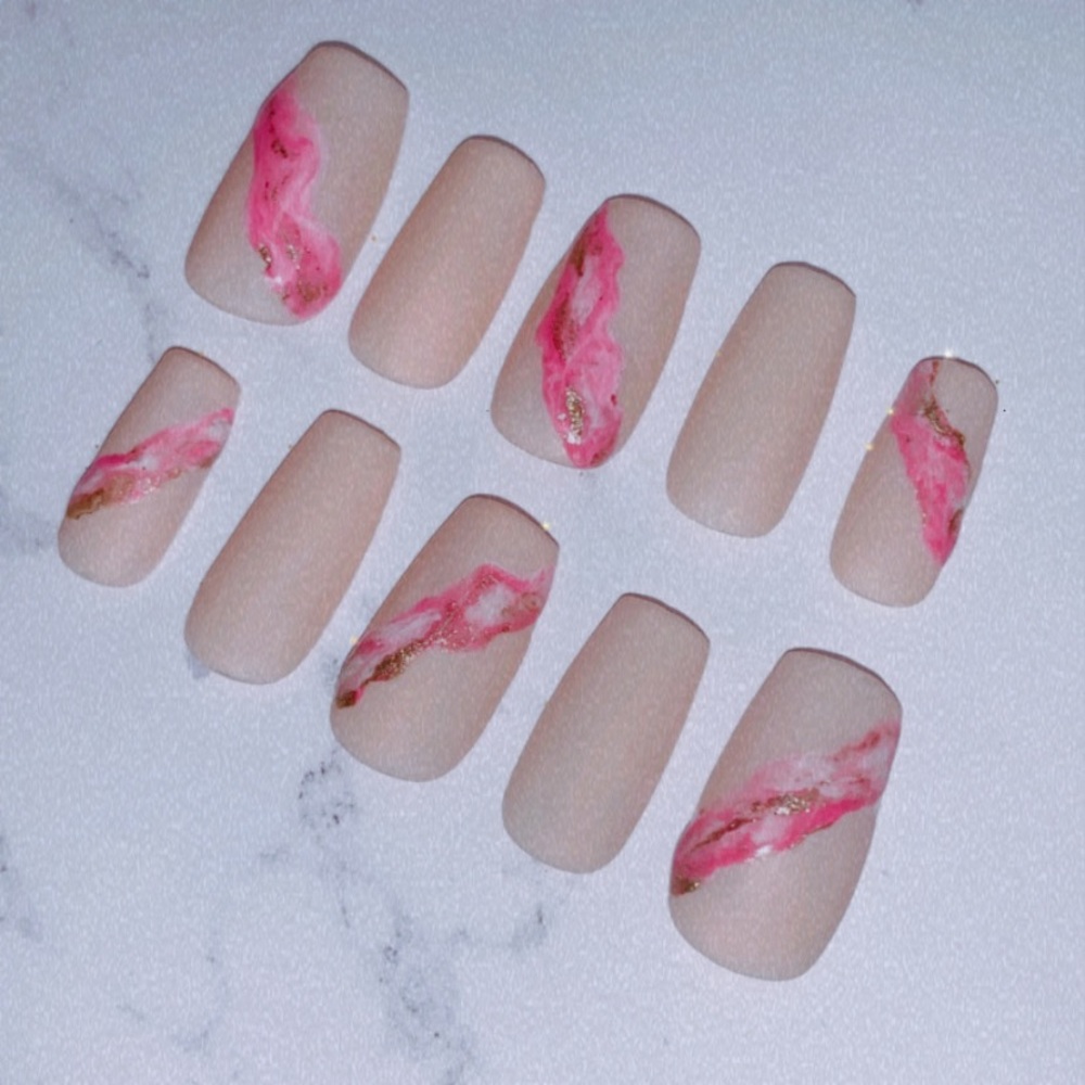 Glue on nails